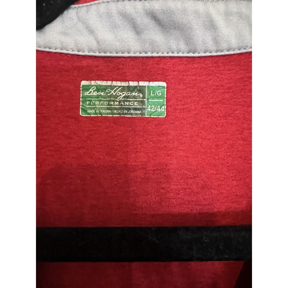 Men's Red‎ Ben Hogan Performance Polo Size L - Picture 3 of 4